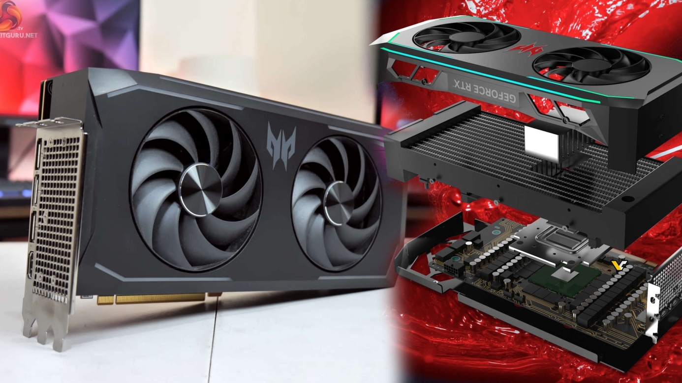 Acer's new Predator RTX 4090 with unique hybrid cooler, sucks in