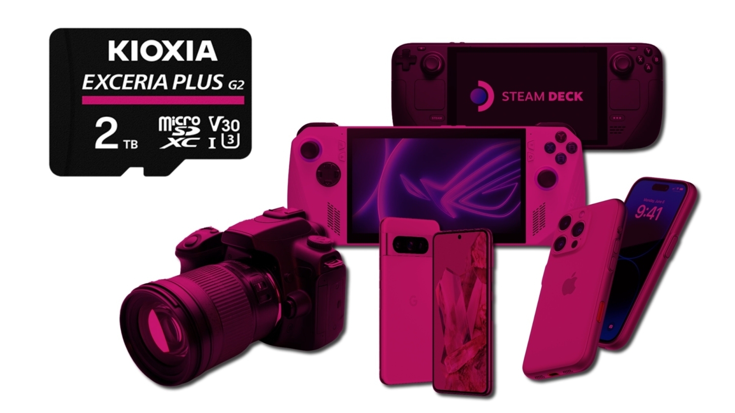 KIOXIA is producing microSDXC memory cards with a breakthrough 2TB