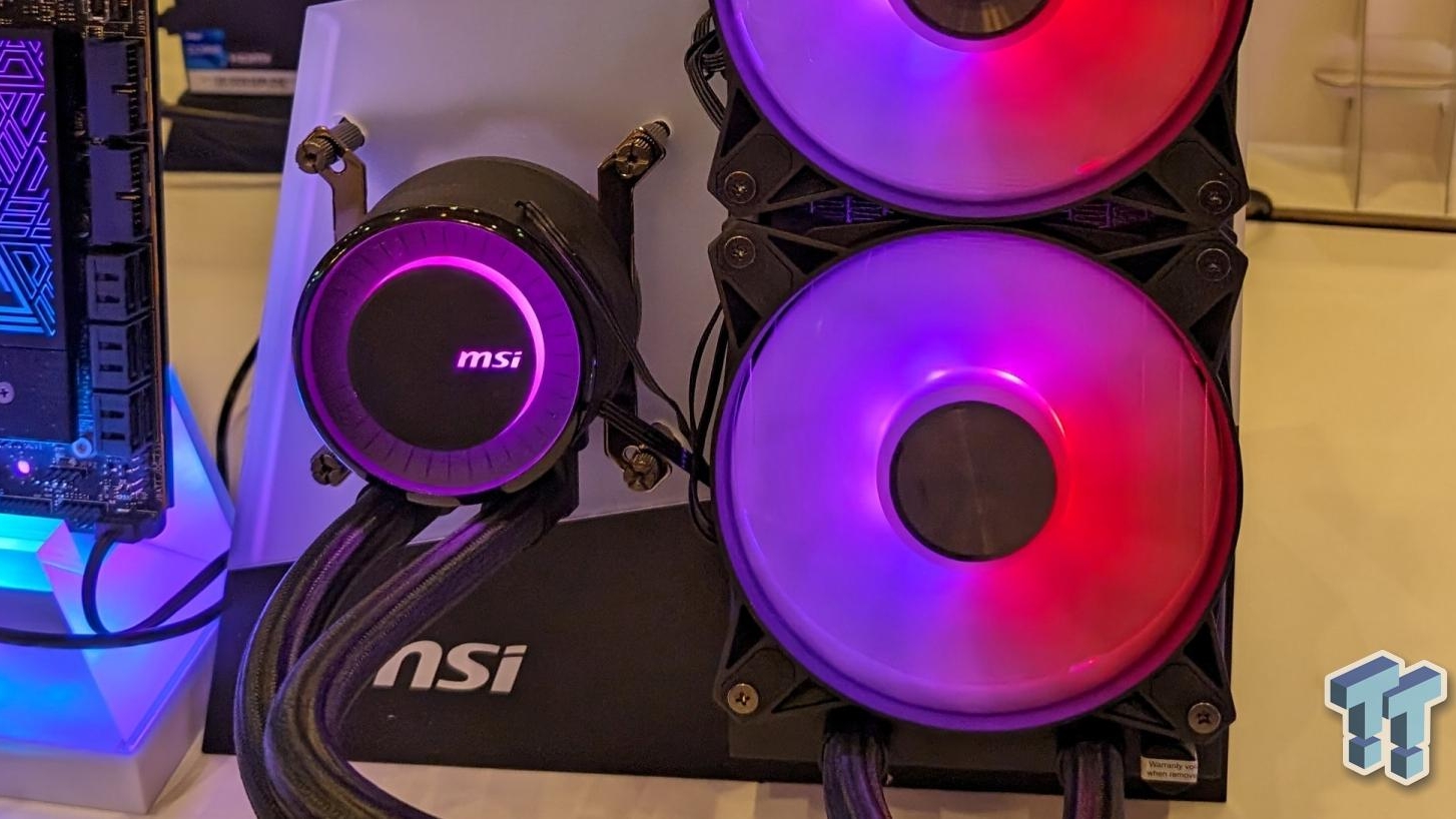 MSI shows us its new MAG CORELIQUID E360 at CES 2024, and it MSI shows us its new MAG CORELIQUID E360 at CES 2024, and it