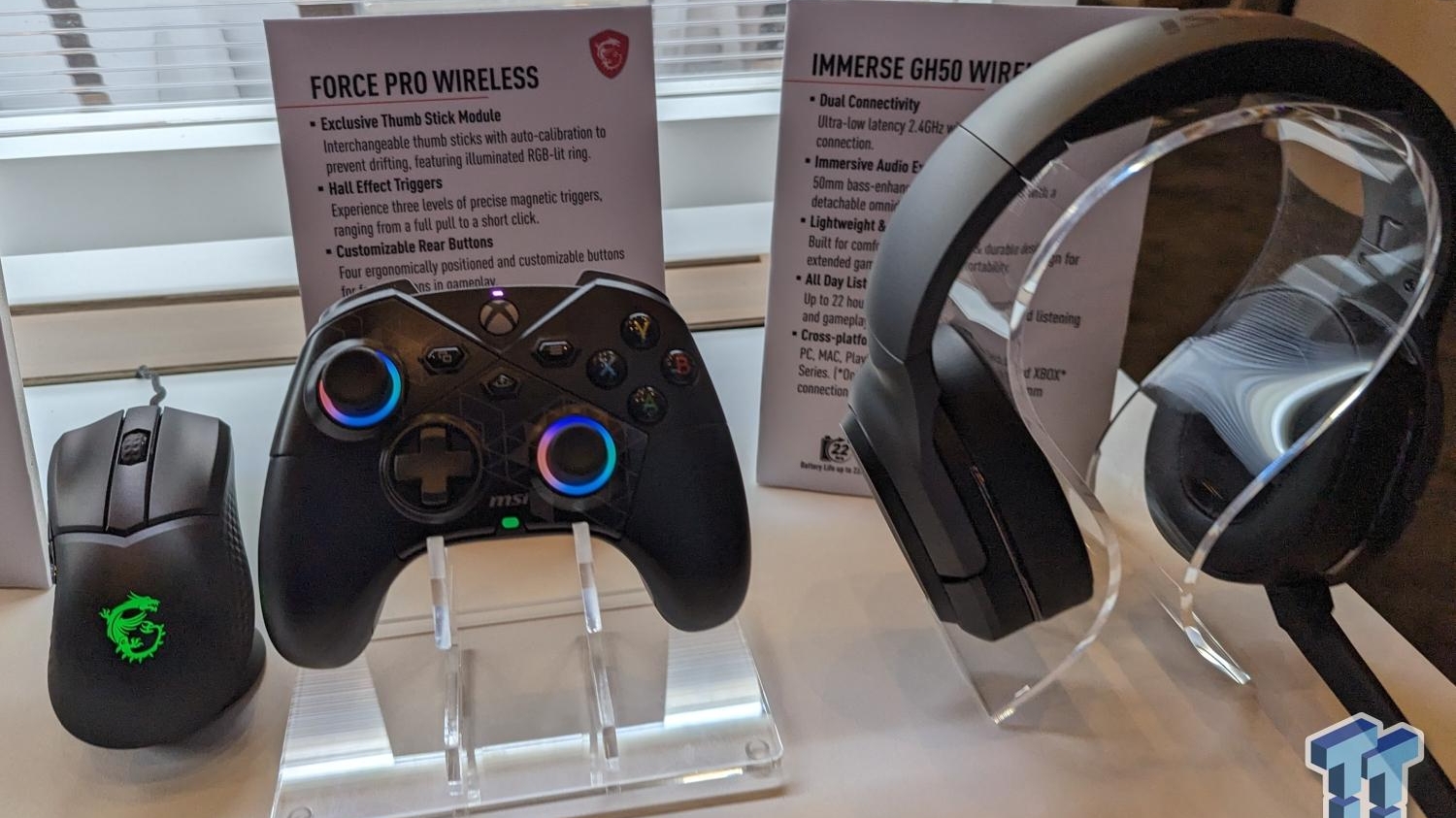 MSI showed off a range of new gaming peripherals at CES 2024