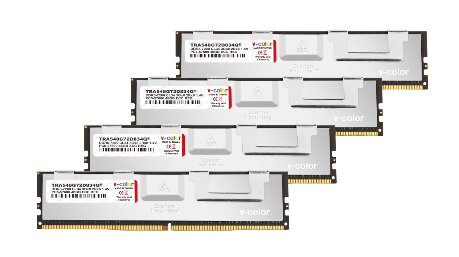 96GB DDR5 RAM kit from V-COLOR achieves astounding 7200MHz CL36