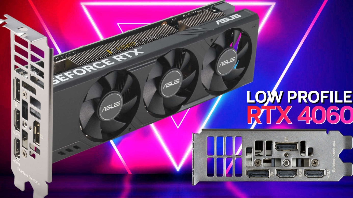 The new ASUS GeForce RTX 4060 LP BRK is a low-profile beast GPU