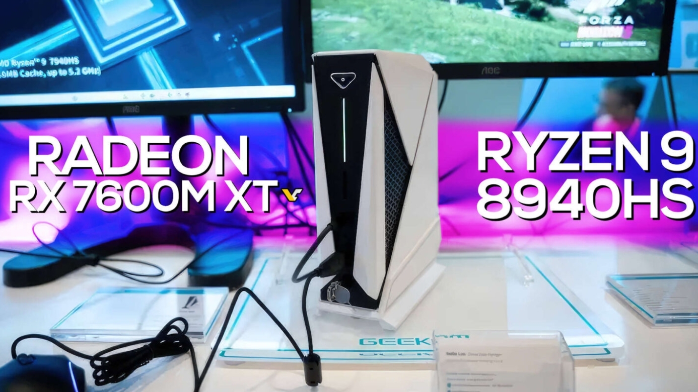 GEEKOM APro8 Max Mini-PC: AMD Ryzen 9 8940HS and Radeon RX 7600M XT inside