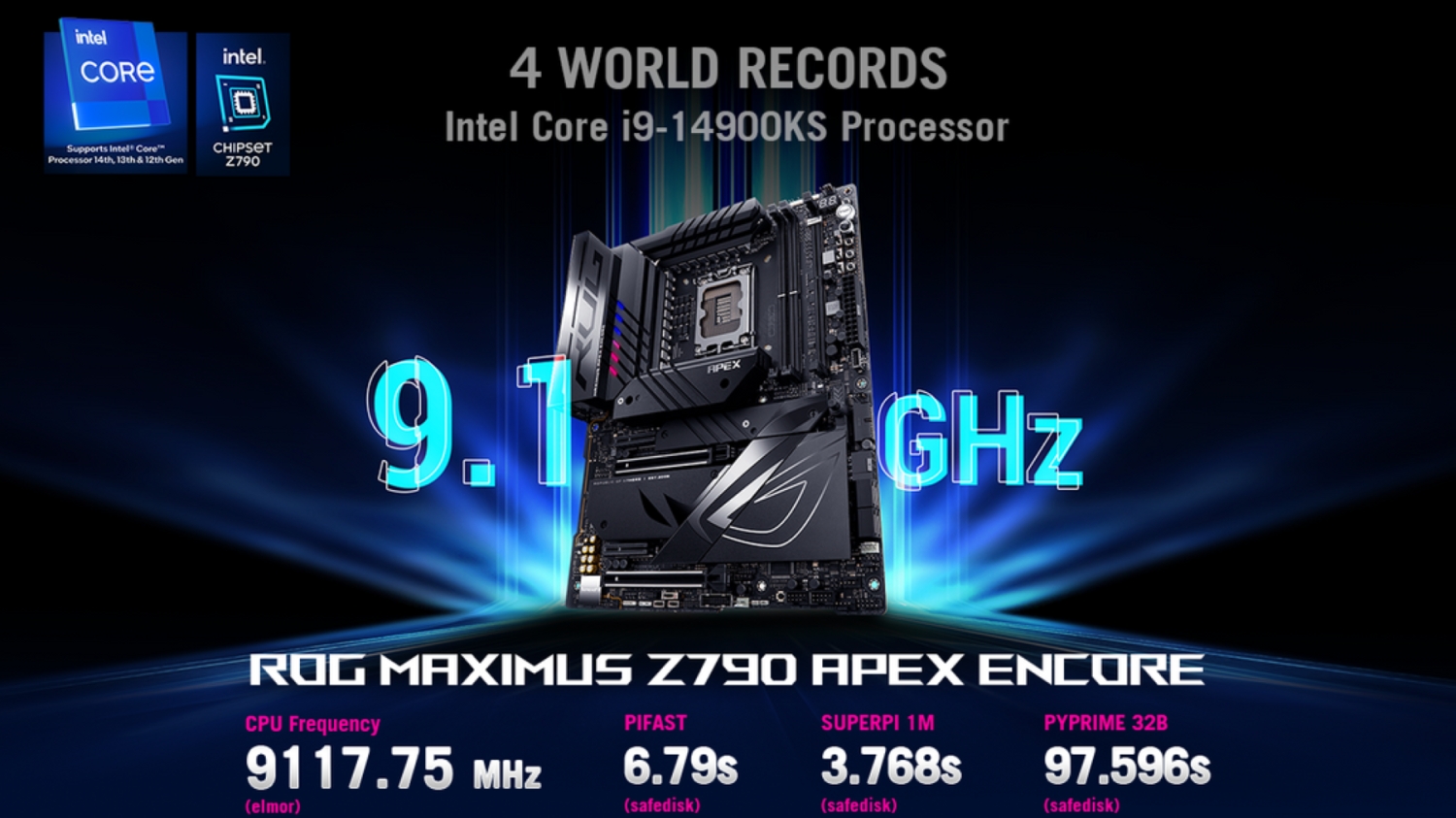 Intel's new Core i9-14900KS already overclocked to record-breaking 