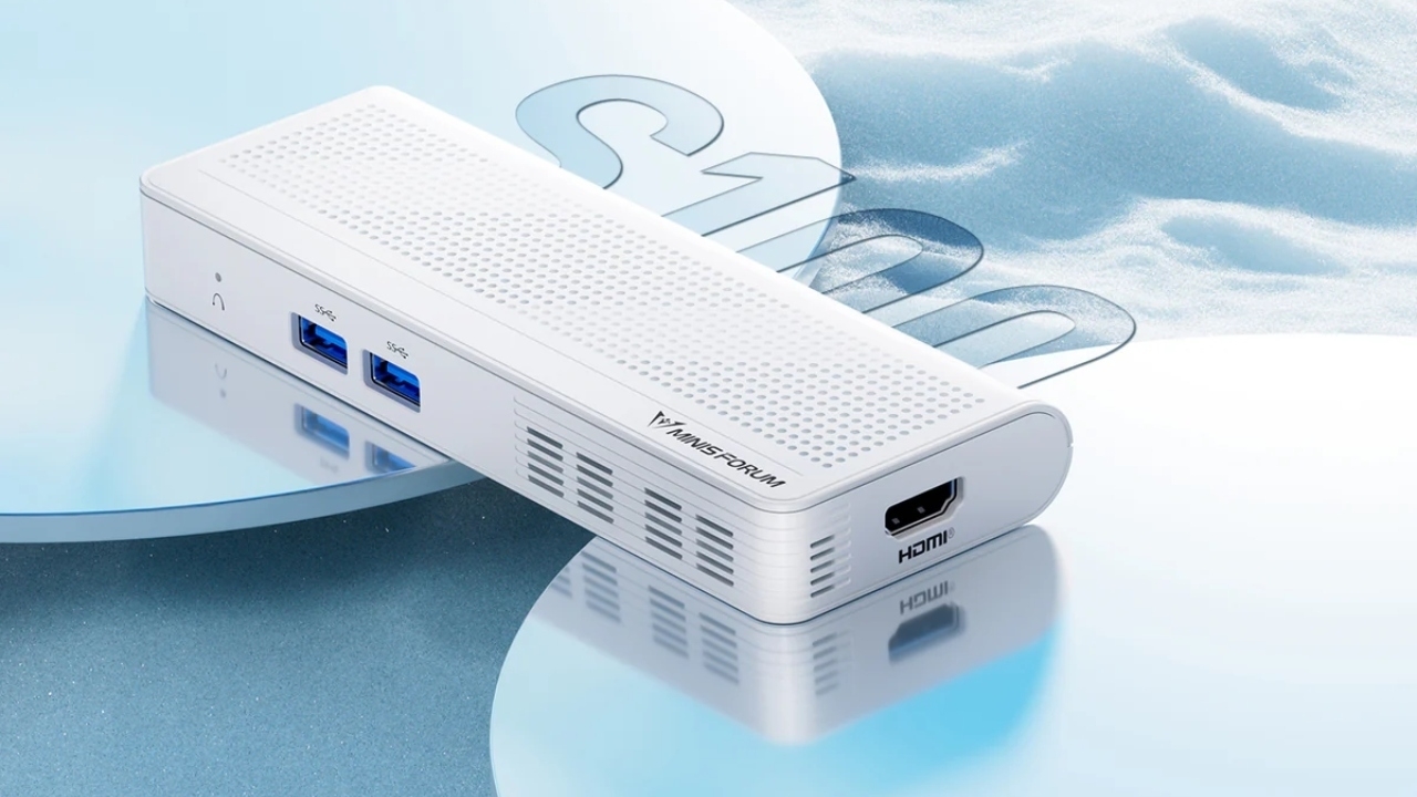 Minisforum S100 is a compact Mini PC powered by USB or Ethernet cable Minisforum S100 is a compact Mini PC powered by USB or Ethernet cable