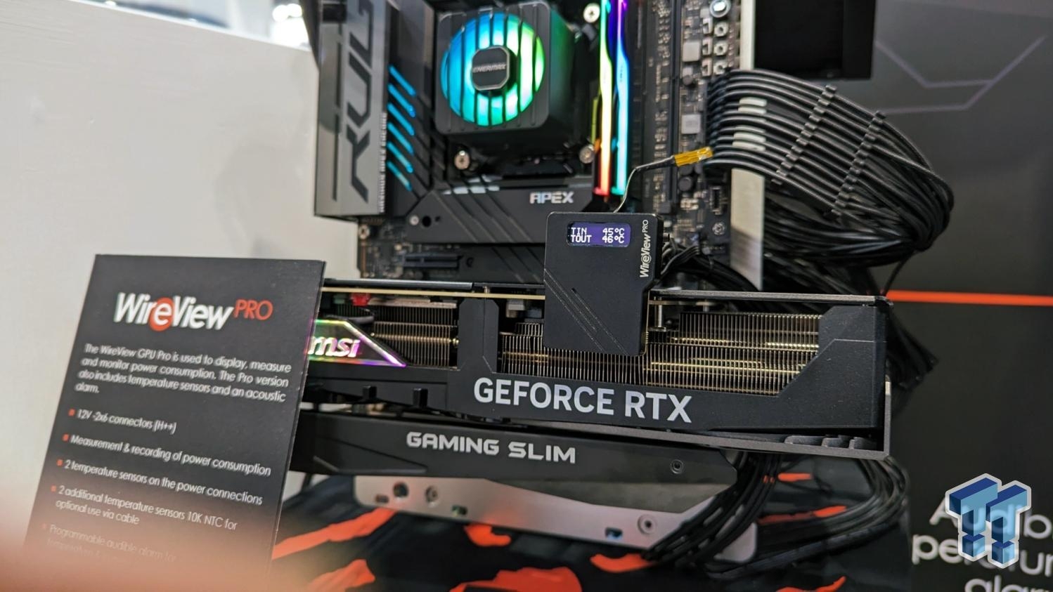 Say goodbye to GPU cables overheating with the WireView Pro from