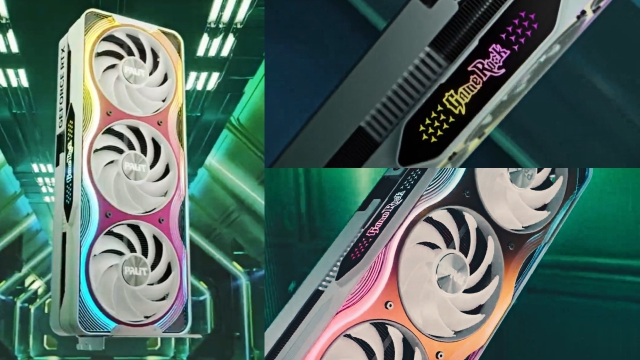 Palit teases RTX 5090 with redesigned white GeForce RTX GameRock
