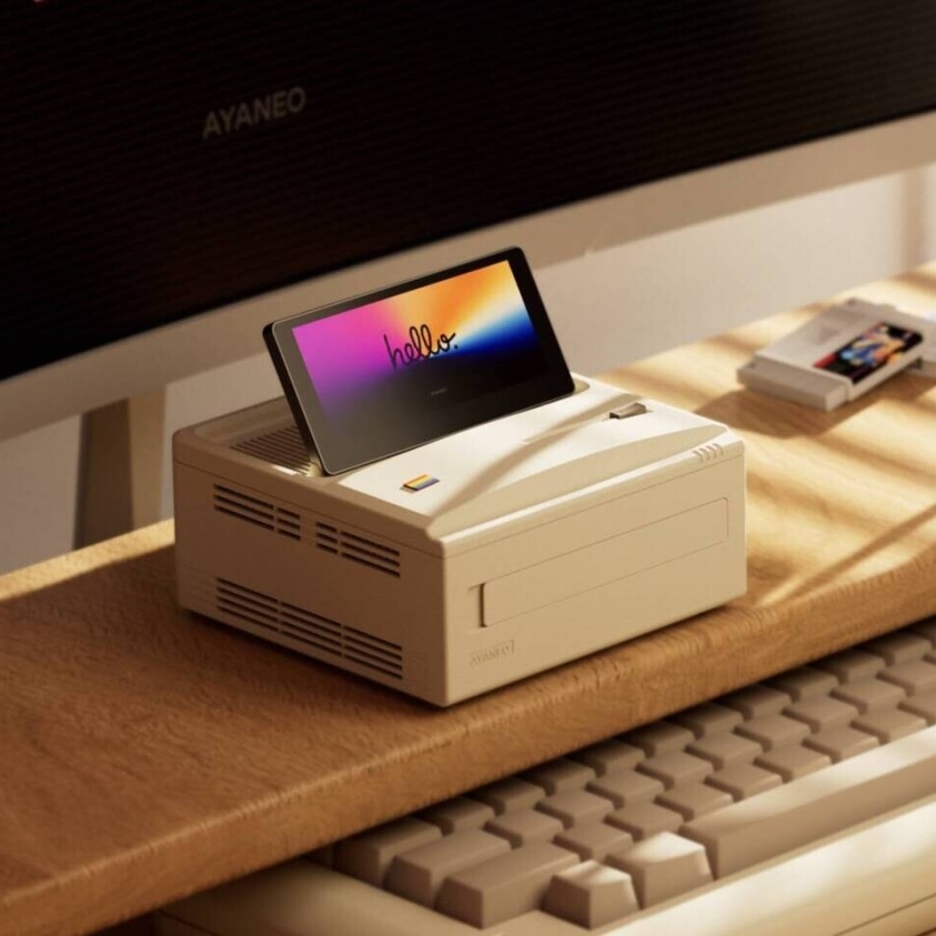 AYANEO updates cute little AM01S Retro Mini-PC with built-in