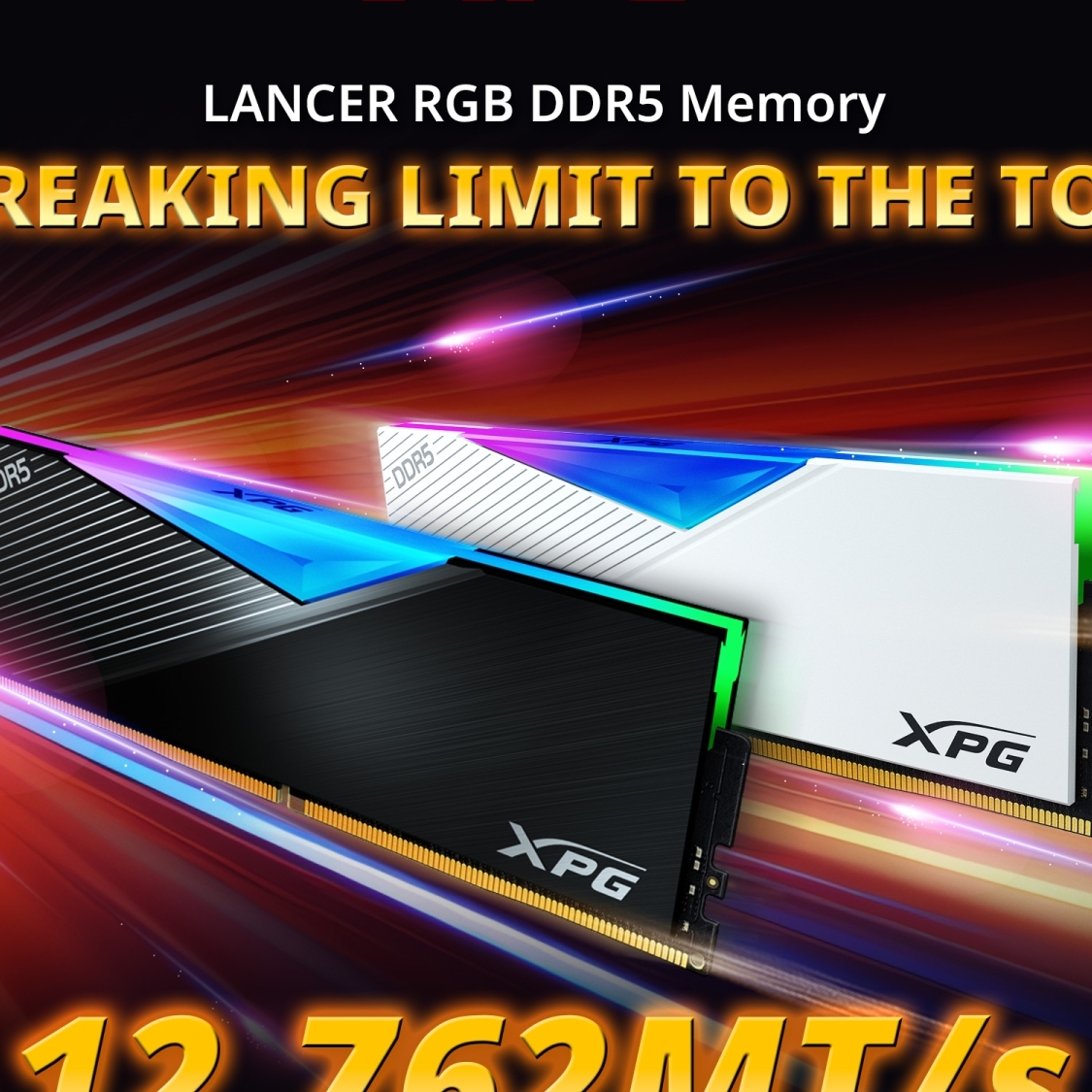 XPG LANCER RGB DDR5 memory breaks another world record: huge