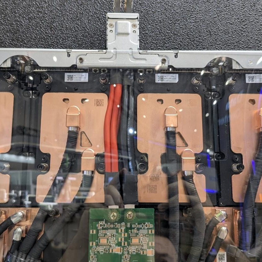NVIDIA's new GB300 NVL72 AI server in the flesh at Computex