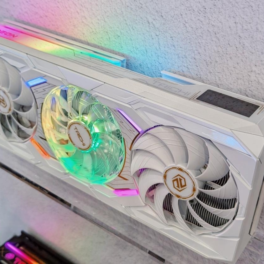 ASRock's new 'concept' Radeon RX 9070 XT Taichi White includes an LCD