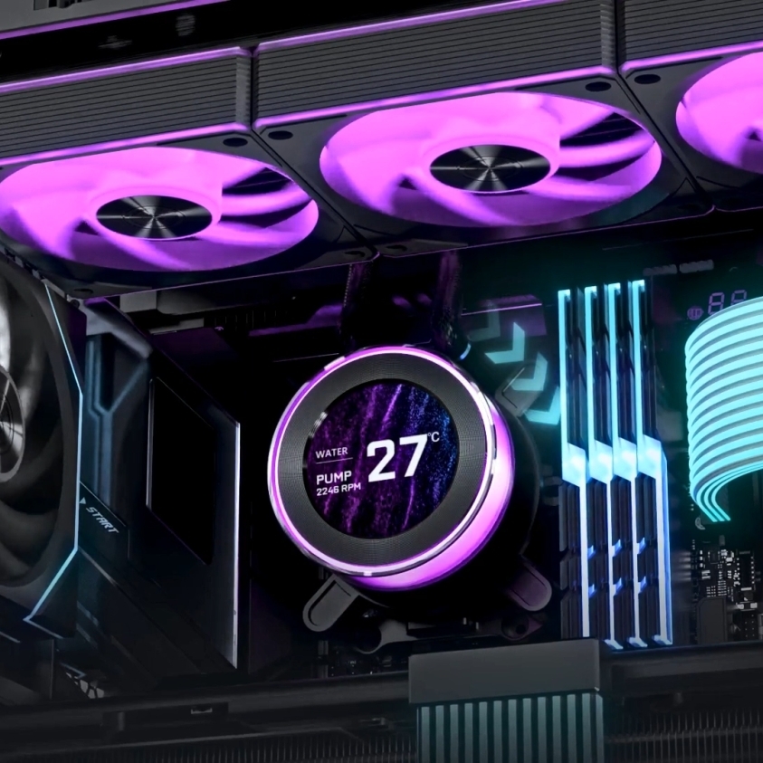 Lian Li's new HYDROSHIFT II LCD-C Series AIOs includes a dial that