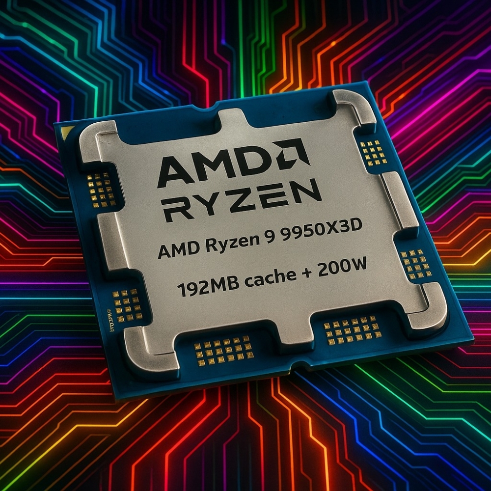 AMD rumored with new Ryzen 9000 CPU: 16C/32T, 200W TDP, huge 192MB