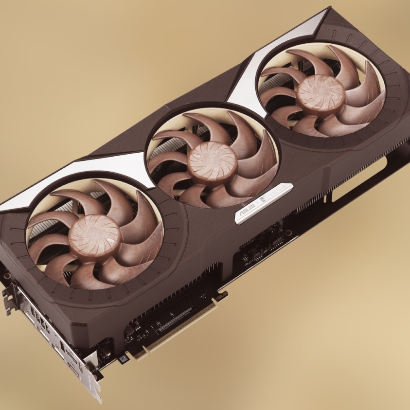 ASUS's GeForce RTX 5080 Noctua Edition is a quad-slot GPU with