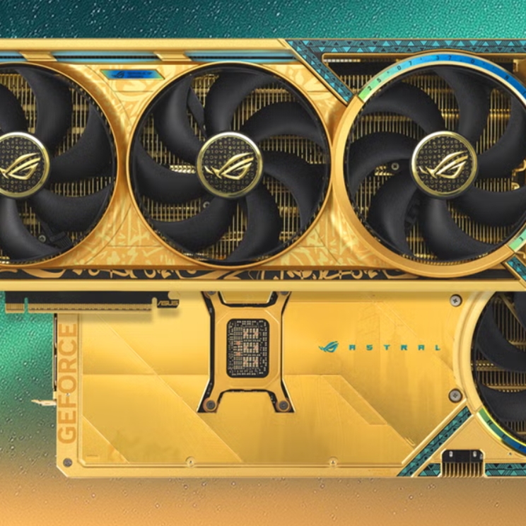 ASUS launches new golden RTX graphics card at RTX 5090 prices but
