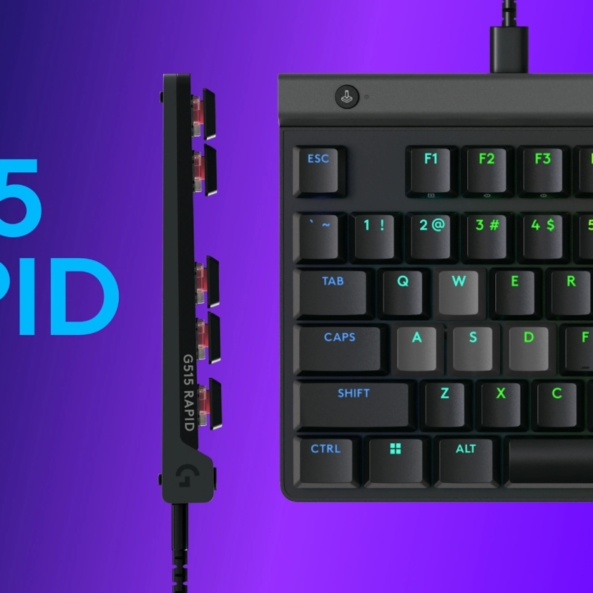 Logitech's G515 RAPID TKL is a low-profile keyboard with