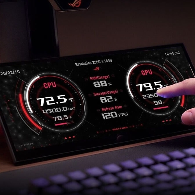 ASUS's new ROG Strix XG129C is a tiny 12.3-inch touchscreen that