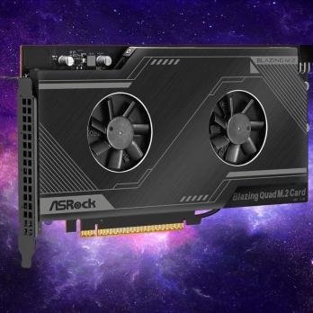 ASRock Blazing Quad M.2 Card 拡張カード Blazing Quad M.2 Card | ASRock 拡張カード | 株式会社アスク