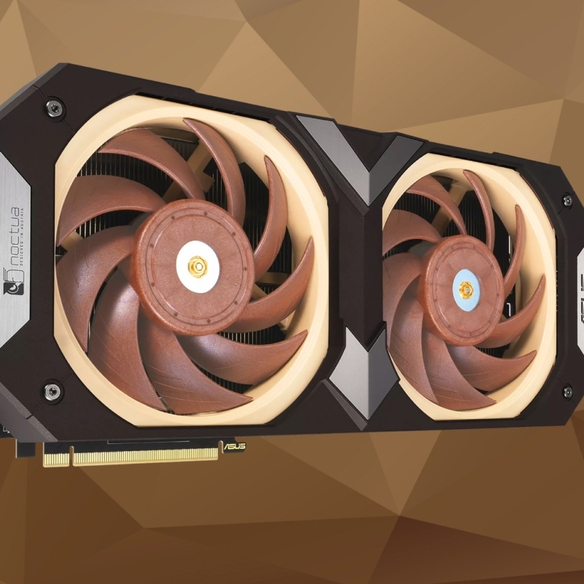 Asus' Noctua RTX 4080 GPU is shockingly gorgeous