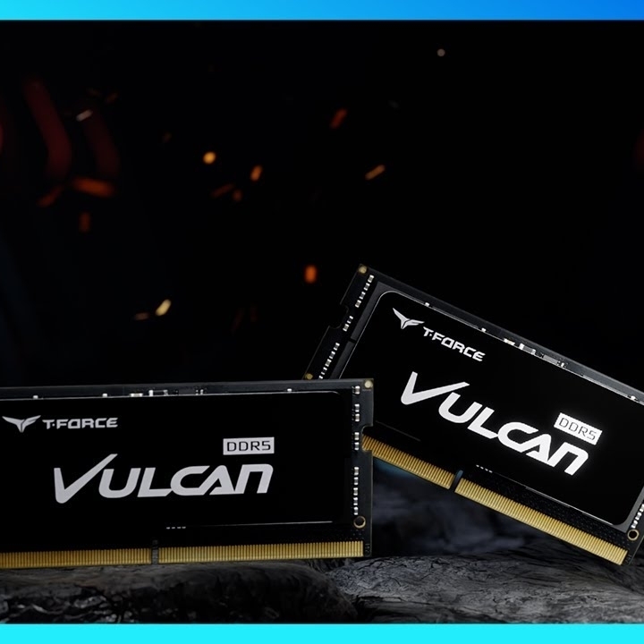 TEAMGROUP's new T-FORCE VULCAN SO-DIMM DDR5 memory is for laptop