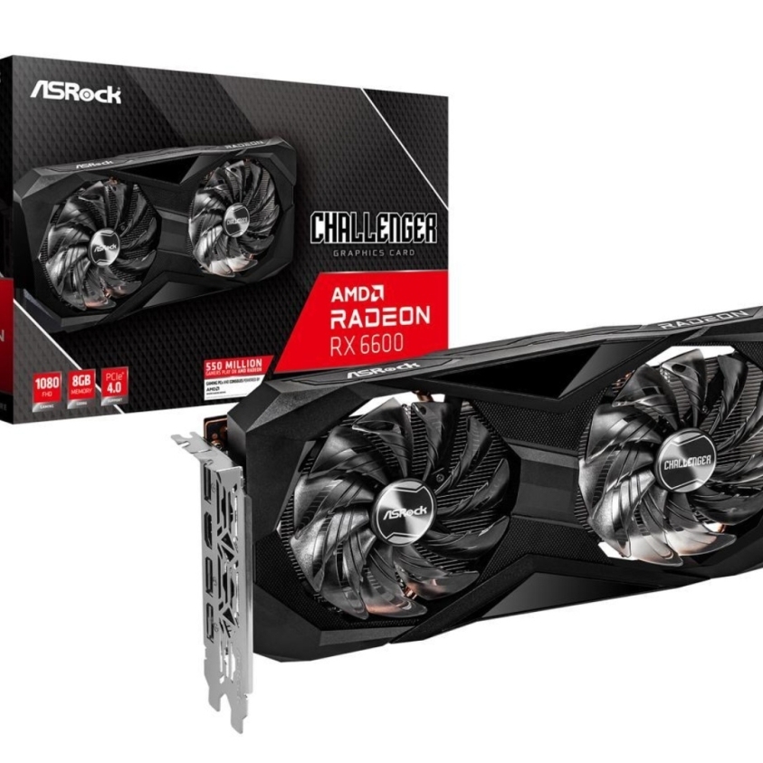 ASRock Radeon RX 6600 is available for just $180 in the US via Newegg
