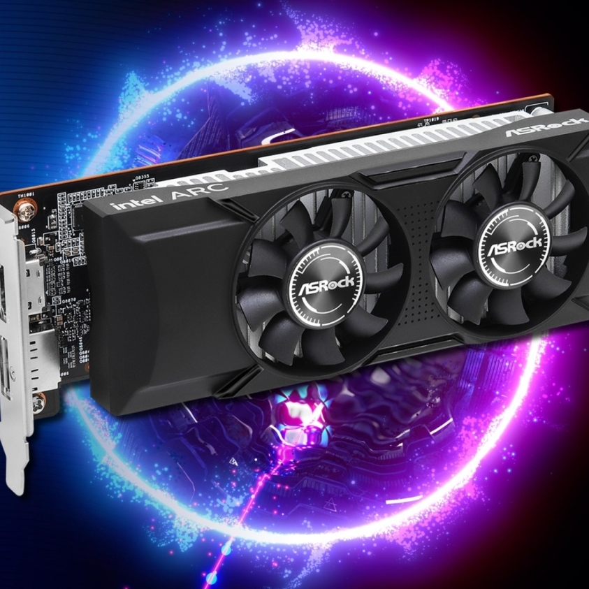 ASRock Intel ARC A380 ロープロファイル ASRock > Intel Arc A380 Low Profile 6GB