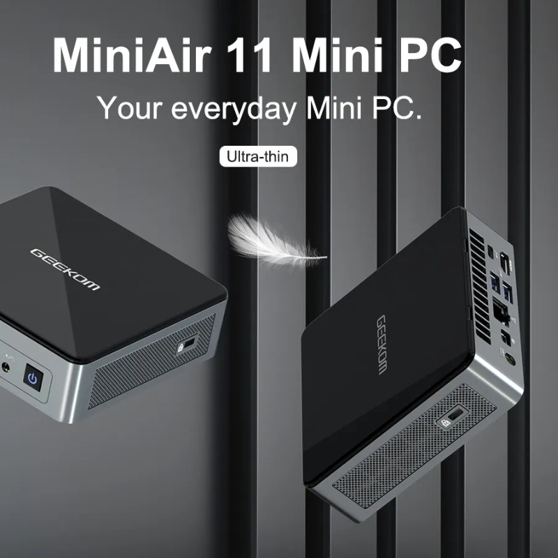 GEEKOM MiniAir 11 SFF PC Summer Sale - Intel Celeron mini PC for