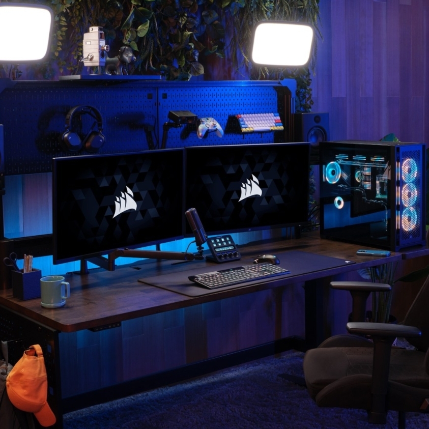 CORSAIR announces the Platform:6 a modular desk for gamers and
