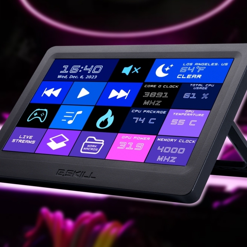 G.Skill's WigiDash device is a versatile 'PC Command Touch Panel