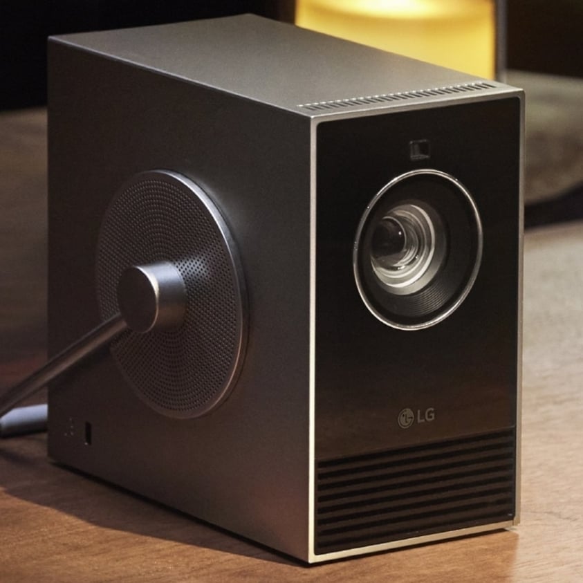 LG CineBeam Qube is a compact 4K projector with excellent