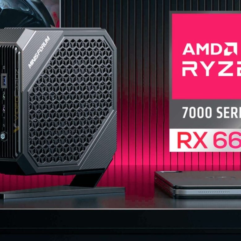 Minisforum HX100G Gaming Mini-PC packs AMD Ryzen 7 7840HS and Radeon RX  6650M GPU