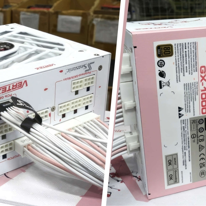 電源ユニット VERTEX GX-1000 Special Edition Sakura Seasonic Vertex Sakura Is the Most Beautiful 1000W Power