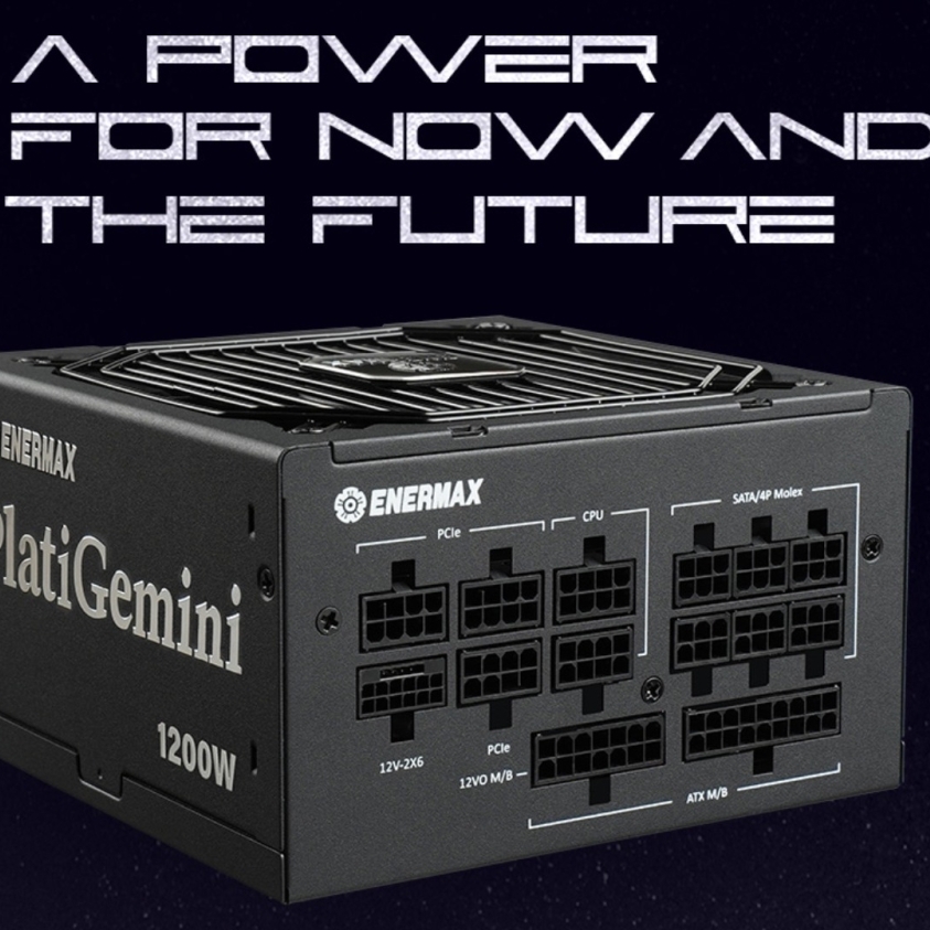 ENERMAX's premium 1200W PlatiGemini PSU is the first to support