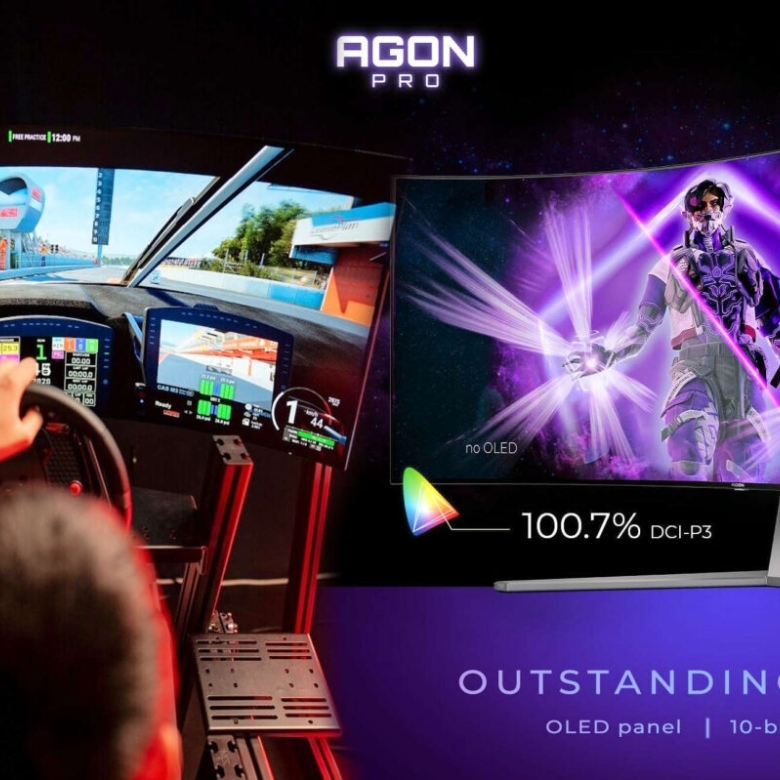 【GRYOU】 AOC's new AGON PRO 44.5-inch 3440 x 1440 @ 240Hz OLED gaming