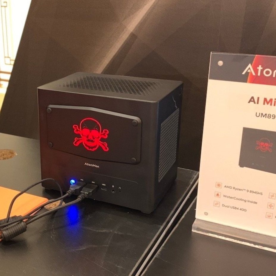 Minisforum's new AtomMan AI Mini-PC is liquid-cooled with AMD