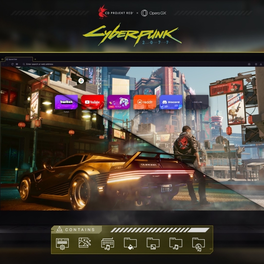 ☁️ページ Opera GX's official Cyberpunk 2077 mod makes it feel like you're