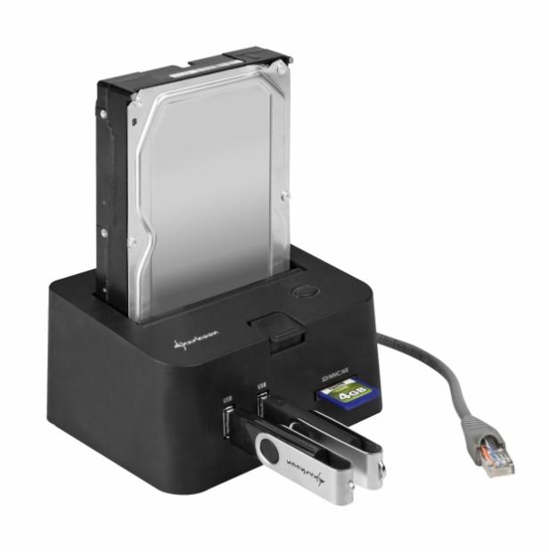 Sharkoon adds Gigabit Ethernet to QuickPort Pro HDD Dock 03