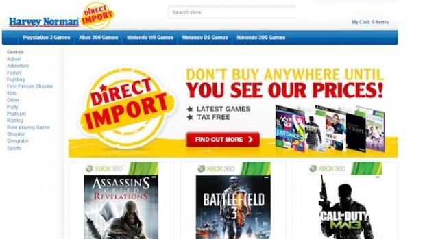 Harvey Norman announce Direct Import, super cheap games for Australia, finally | TweakTown.com
