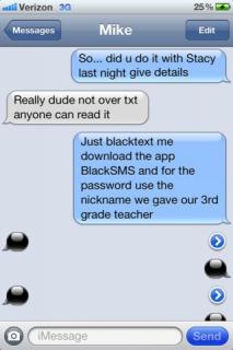 Black SMS, lets you send undercover SMS message with your iPhone | TweakTown.com Black SMS, lets you send undercover SMS message with your iPhone | TweakTown.com