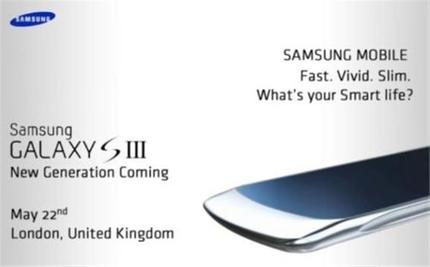 More evidence on a Samsung GALAXY S III release, May 22 is still the day | TweakTown.com More evidence on a Samsung GALAXY S III release, May 22 is still the day | TweakTown.com