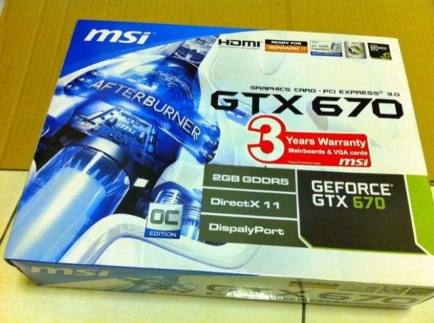 Spotted: Ahead of it's May 10 unveiling, MSI's GEFORCE GTX 670 poses for the camera 09