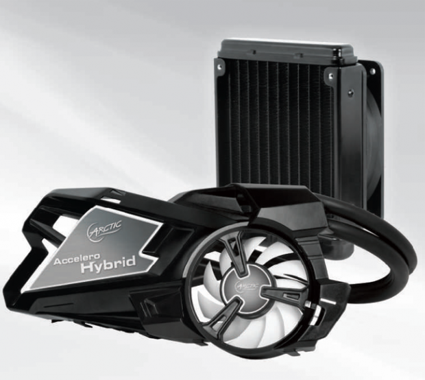 Arctic Cooling has built the first integrated liquid and air graphics