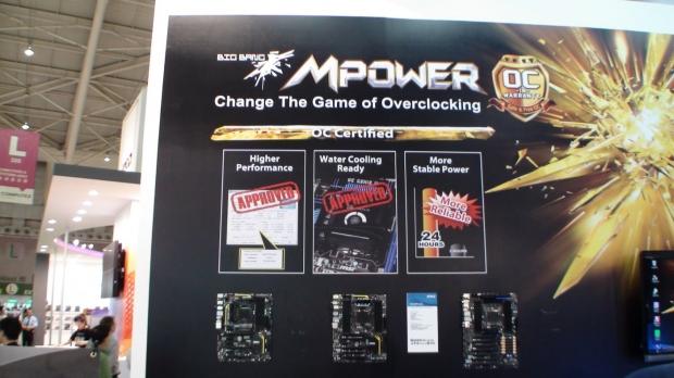 MSI's brand new MPower Z77 and X79 motherboards get caught on video at Computex | TweakTown.com