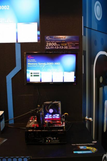 G.Skill shows off 3000MHz DDR memory kits on two boards at Computex 03