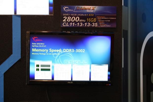 G.Skill shows off 3000MHz DDR memory kits on two boards at Computex 04