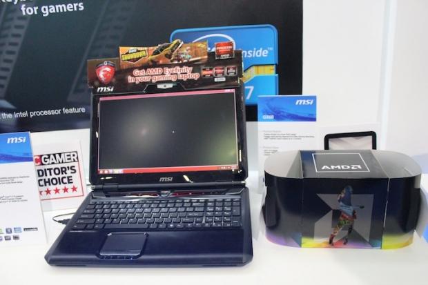 MSI's EyeFinity-capable GX60, GTX 670M-powered GT60 stand in front of the camera for us 02 MSI's EyeFinity-capable GX60, GTX 670M-powered GT60 stand in front of the camera for us 02