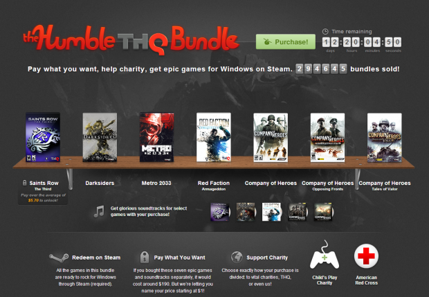 Open enlarged image The Humble THQ Bundle includes seven games, starts from just $5.70 - proceeds go to charity | TweakTown.com