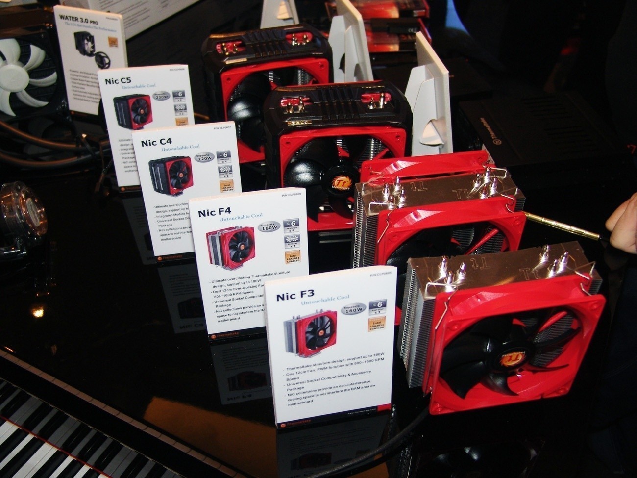 A look at Thermaltake's new air and water cooling products at CES 2013