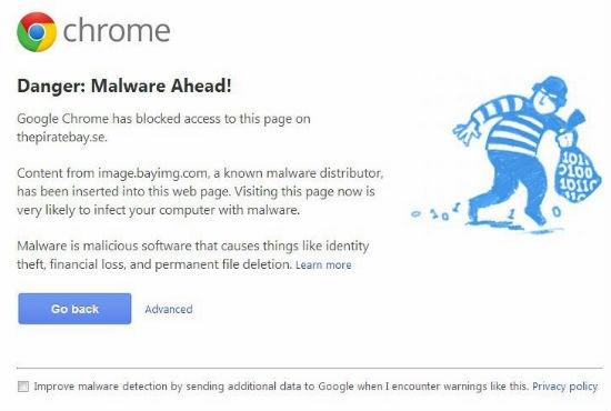 Google defines the Pirate Bay as a 'malware distributor' | TweakTown.com
