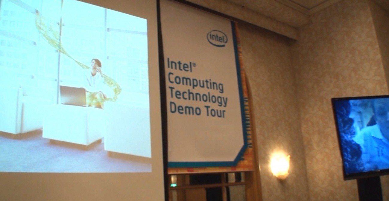 Intel Computing Technology Demo in Taipei - controlling lightning with ...